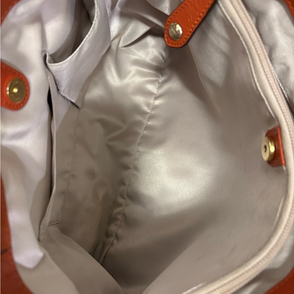 Coach Ashley 2012 Leather Burnt Orange Leather Tote/Carryall - Picture 6 of 11